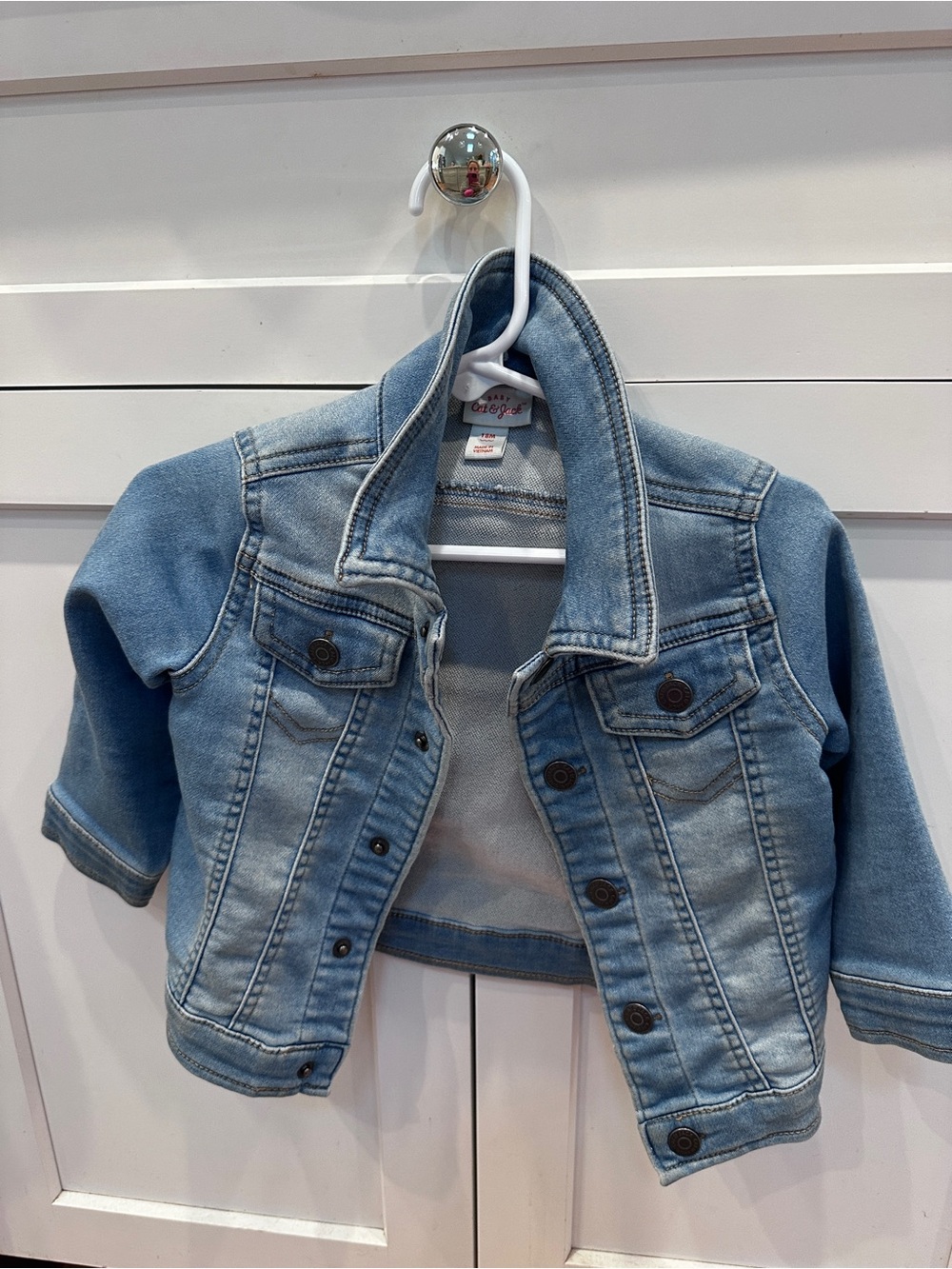 Cat & Jack Light Blue Denim Jean Jacket for Kids